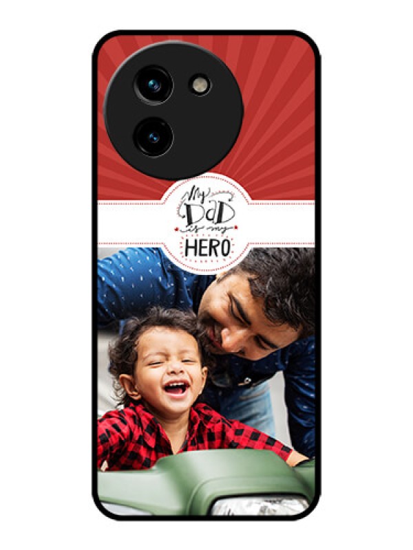 Custom Vivo T3x 5G Custom Metal Phone CaseMy Dad Hero Design