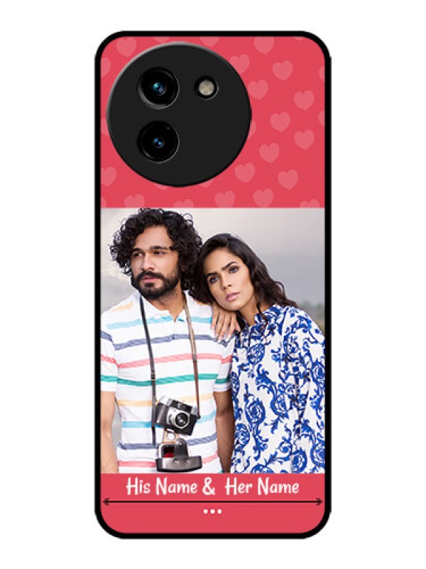 Custom Vivo T3x 5G Custom Metal Phone CaseSimple Love Design