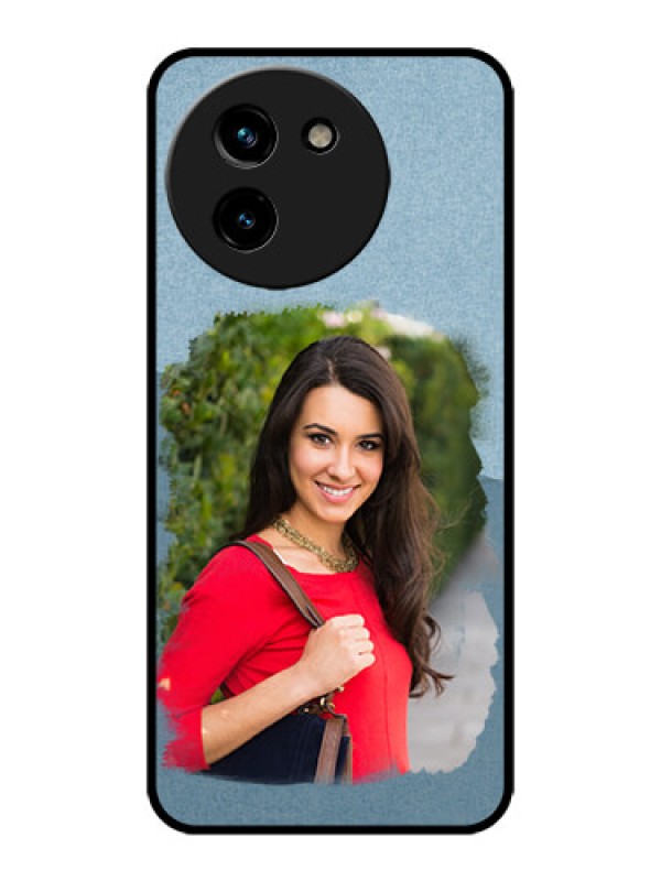 Custom Vivo T3x 5G Custom Metal Phone CaseGrunge Line Art Design