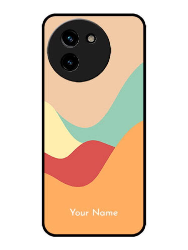 Custom Vivo T3x 5G Custom Metal Phone CaseOcean Waves Multi - Colour Design