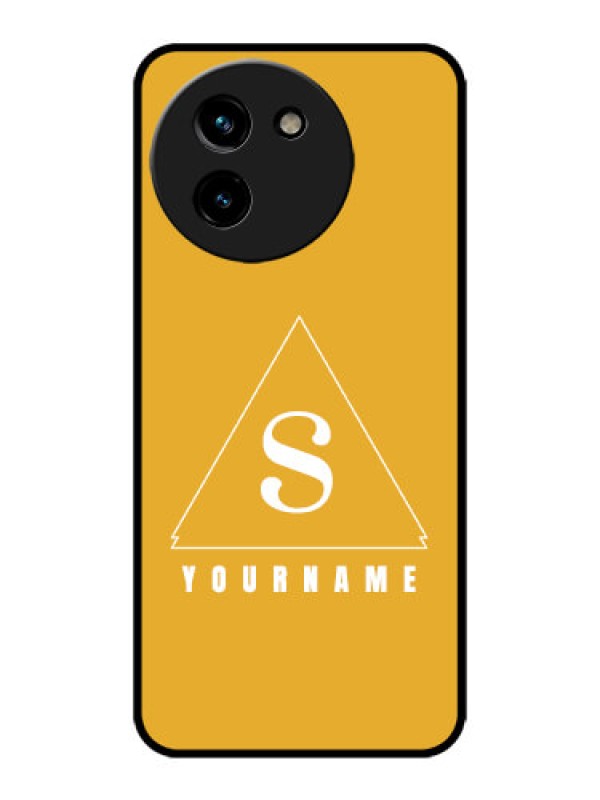 Custom Vivo T3x 5G Custom Metal Phone CaseSimple Triangle Design