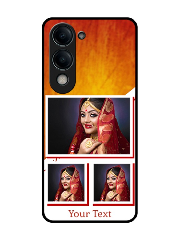 Custom Vivo T4 Lite Custom Metal Phone Case - Wedding Memories Design
