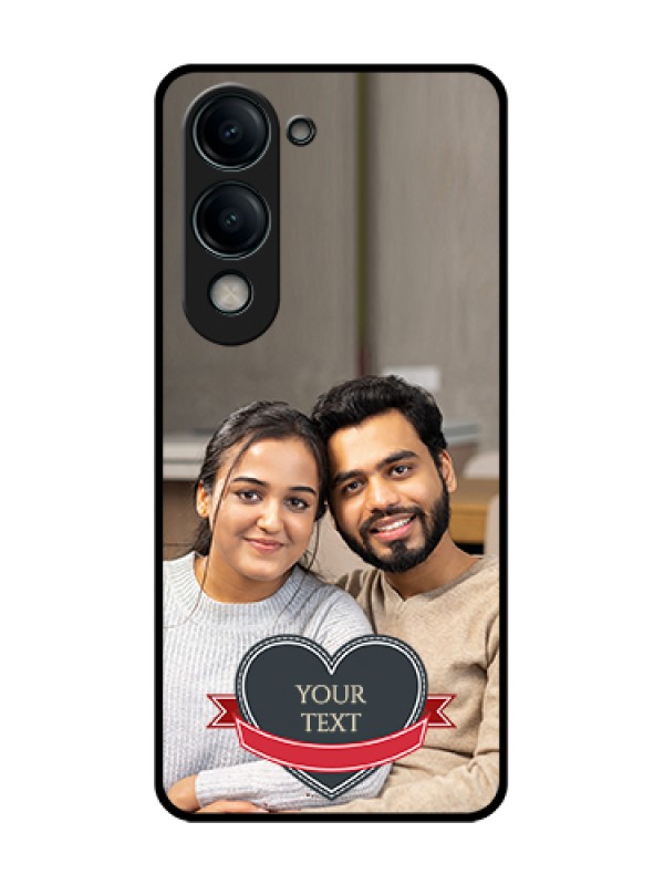 Custom Vivo T4 Lite Custom Metal Phone Case - Just Married Couple Design