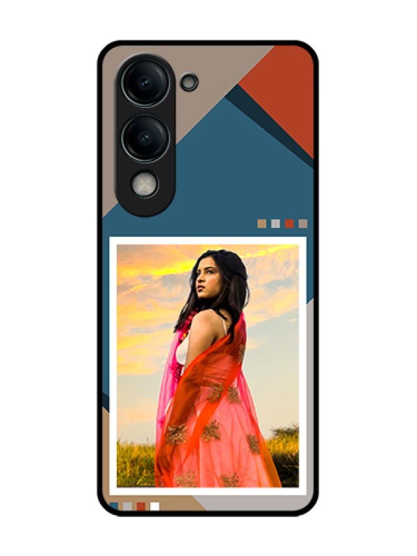 Custom Vivo T4 Lite Custom Metal Phone Case - Retro Color Pallet Design