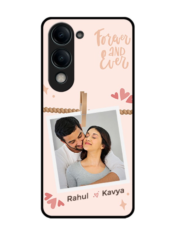 Custom Vivo T4 Lite Custom Metal Phone Case - Forever And Ever Love Design