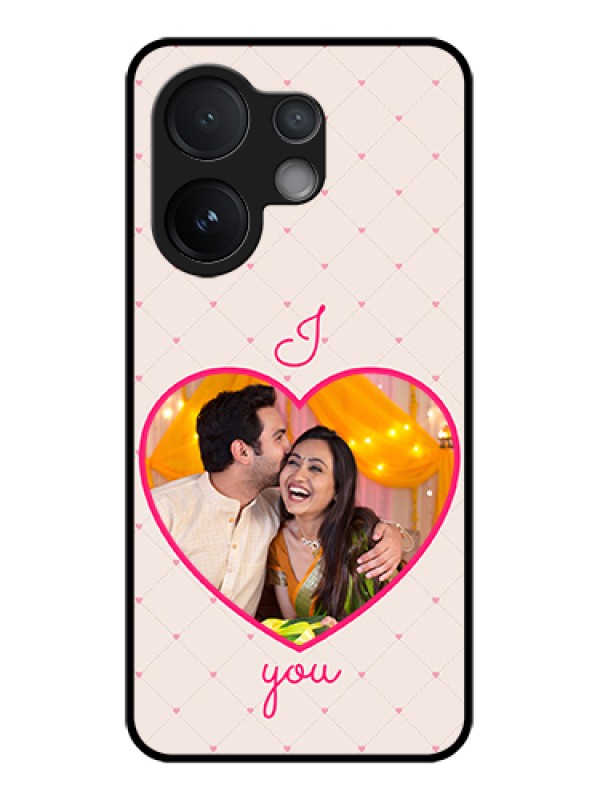 Custom Vivo T4 Pro 5G Custom Metal Phone Case - Heart Shape Design