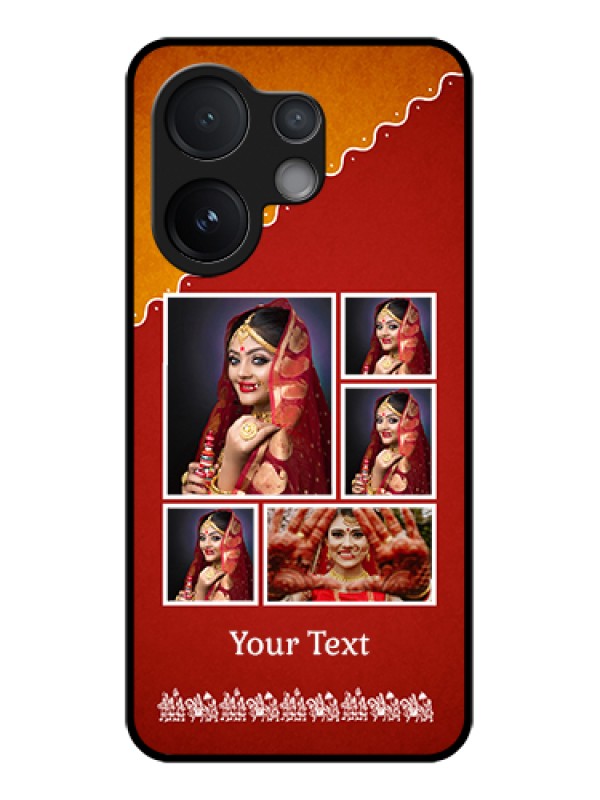 Custom Vivo T4 Pro 5G Custom Metal Phone Case - Wedding Pic Upload Design