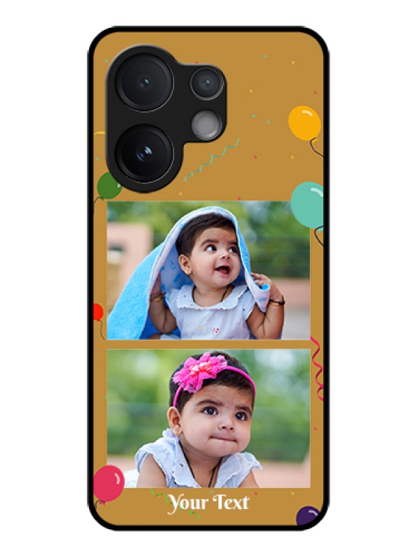 Custom Vivo T4 Pro 5G Custom Metal Phone Case - Image Holder With Birthday Celebrations Design