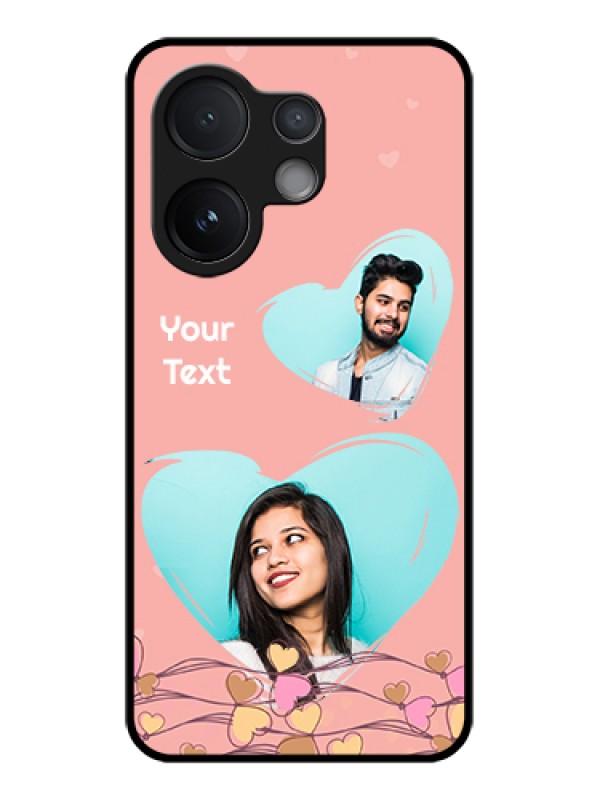 Custom Vivo T4 Pro 5G Custom Metal Phone Case - Love Doodle Design