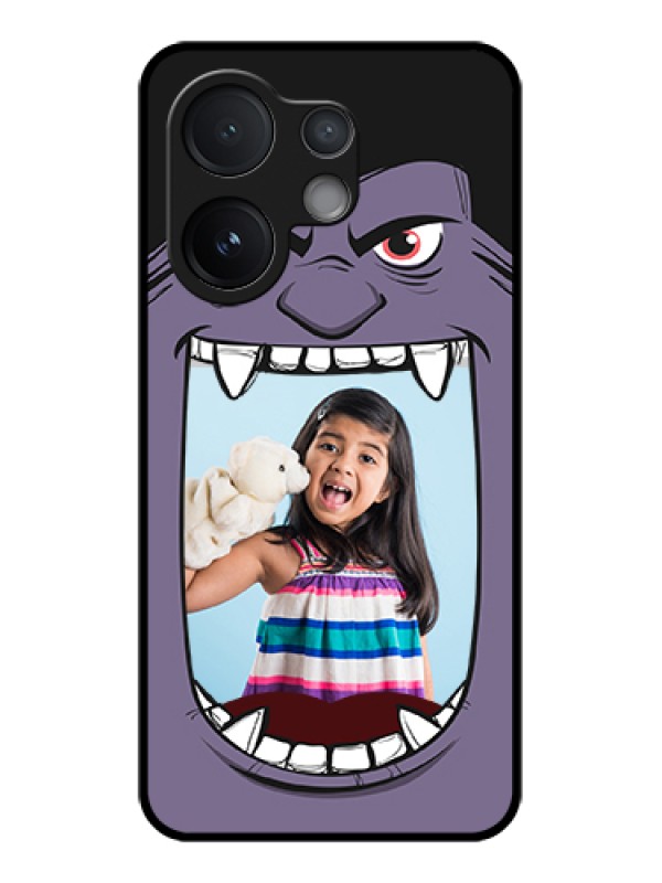 Custom Vivo T4 Pro 5G Custom Metal Phone Case - Angry Monster Design