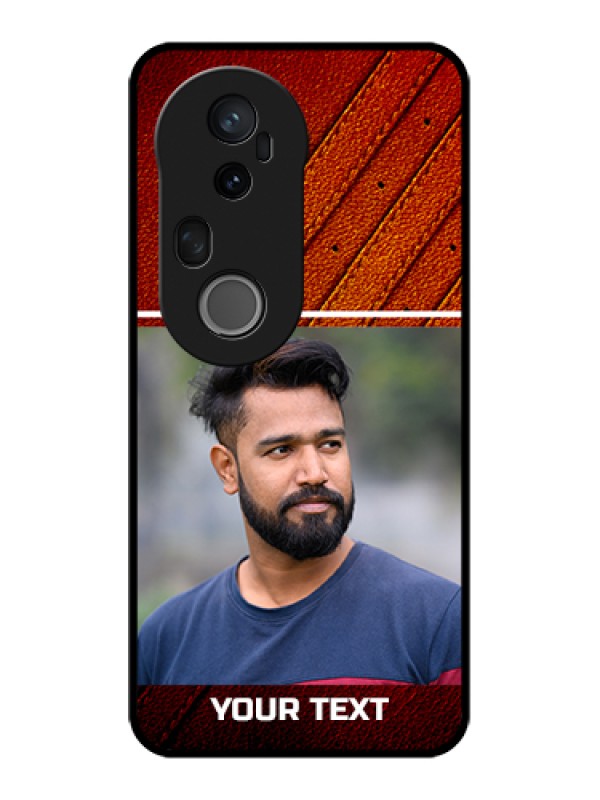 Custom Vivo T4 Ultra 5G Custom Metal Phone Case - Leather Phone Case Design