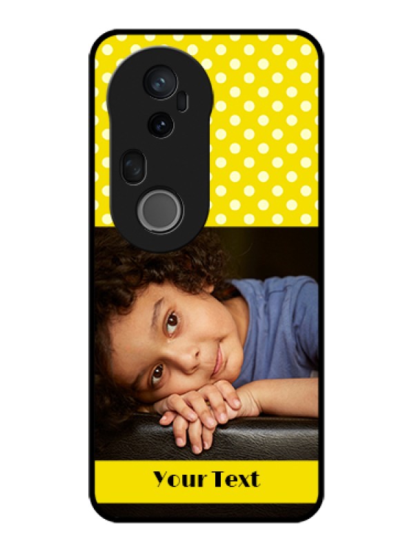 Custom Vivo T4 Ultra 5G Custom Metal Phone Case - Bright Yellow Case Design