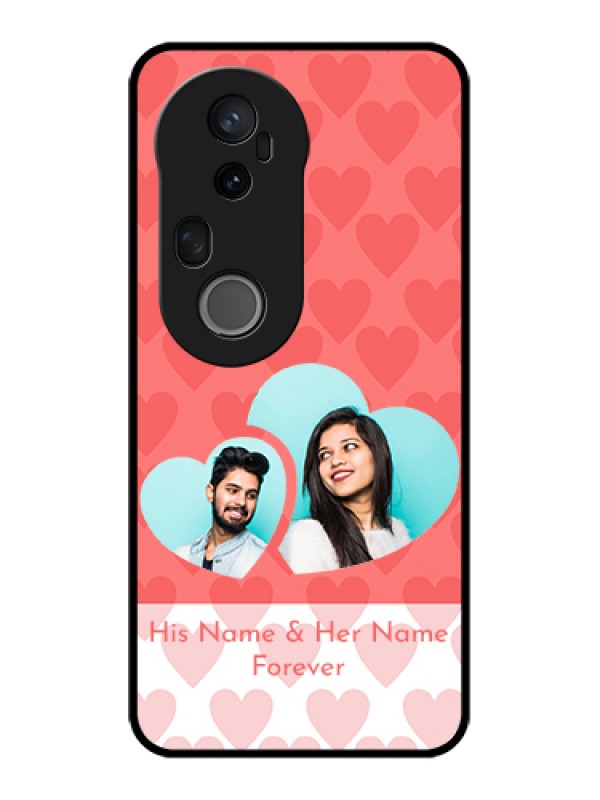 Custom Vivo T4 Ultra 5G Custom Metal Phone Case - Couple Pic Upload Design