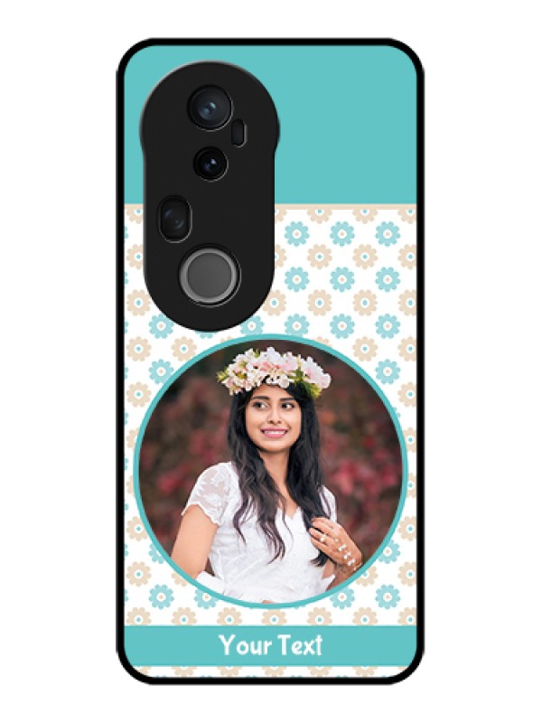 Custom Vivo T4 Ultra 5G Custom Metal Phone Case - Beautiful Flowers Design