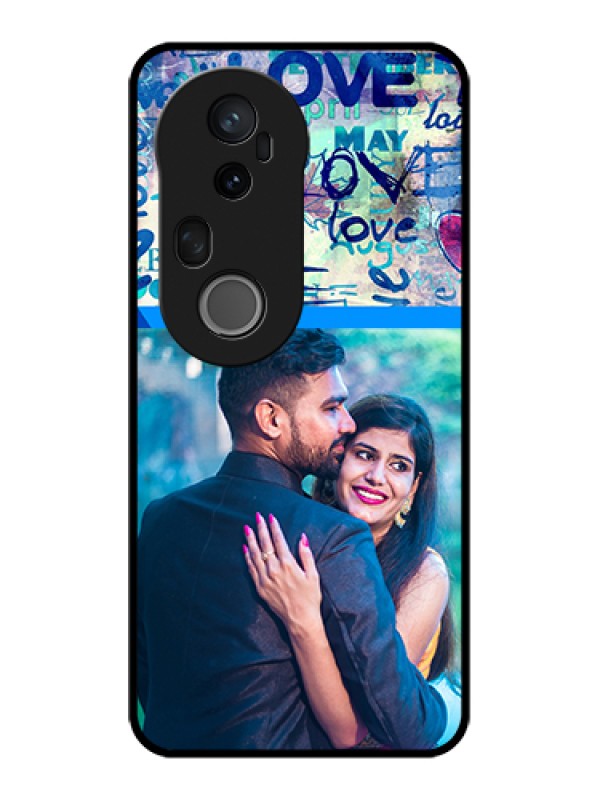 Custom Vivo T4 Ultra 5G Custom Metal Phone Case - Colorful Love Design