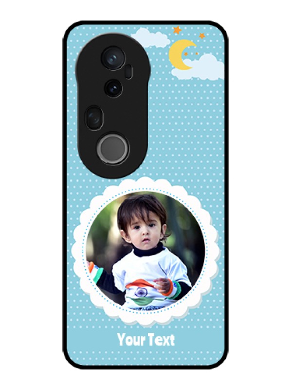 Custom Vivo T4 Ultra 5G Custom Metal Phone Case - Violet Pattern Design