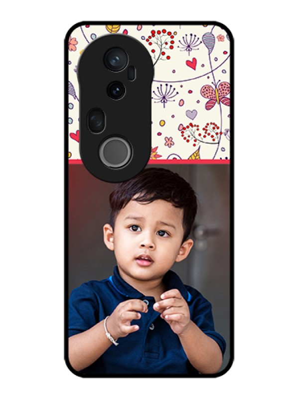 Custom Vivo T4 Ultra 5G Custom Metal Phone Case - Premium Floral Design