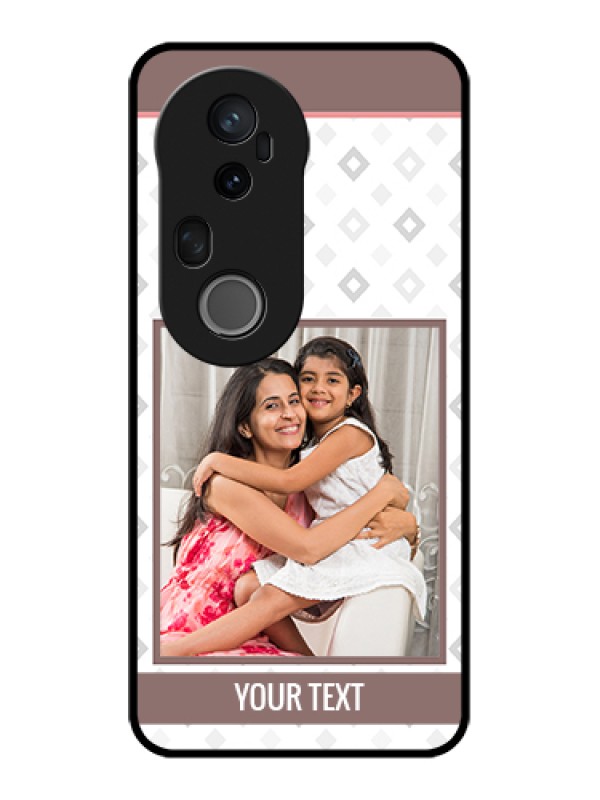 Custom Vivo T4 Ultra 5G Custom Metal Phone Case - Simple Diamond Design