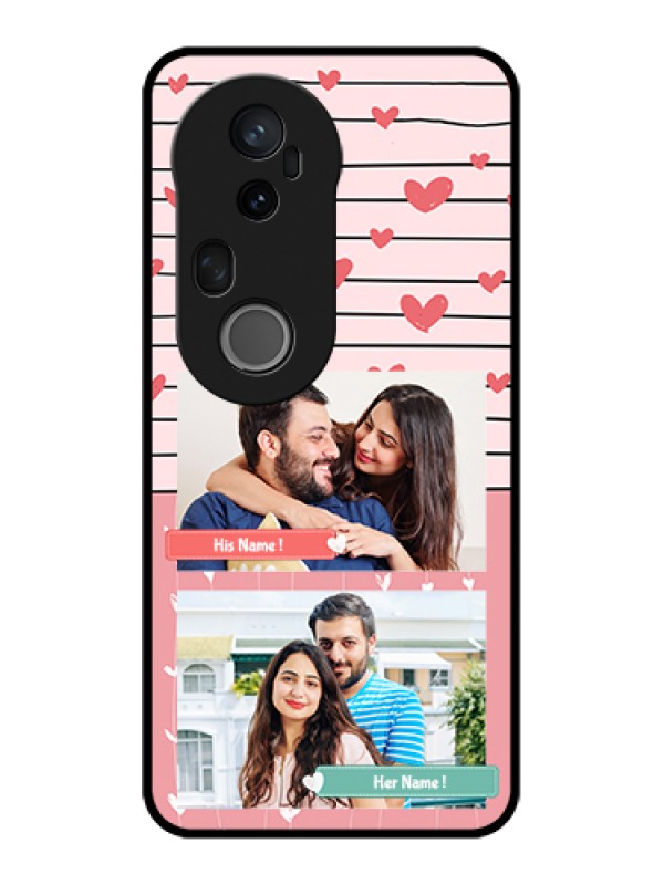 Custom Vivo T4 Ultra 5G Custom Metal Phone Case - Photo With Heart Design