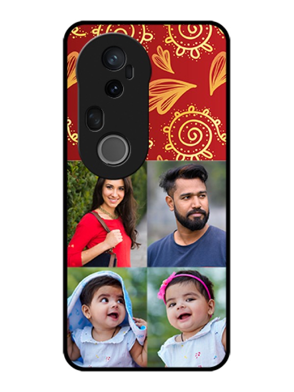 Custom Vivo T4 Ultra 5G Custom Metal Phone Case - 4 Image Traditional Design