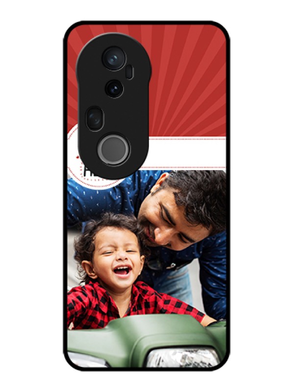 Custom Vivo T4 Ultra 5G Custom Metal Phone Case - My Dad Hero Design