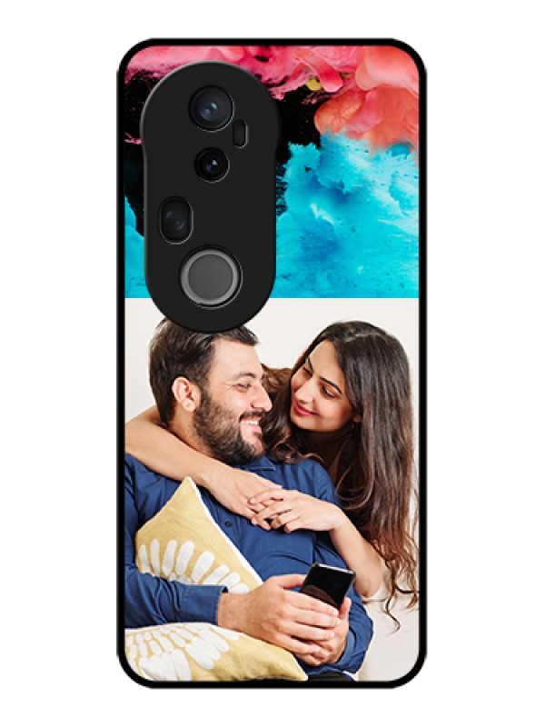 Custom Vivo T4 Ultra 5G Custom Metal Phone Case - Quote With Acrylic Painting Design