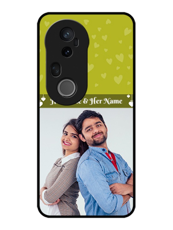 Custom Vivo T4 Ultra 5G Custom Metal Phone Case - You & Me Heart Design