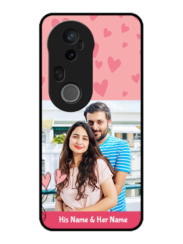 Custom Vivo T4 Ultra 5G Custom Metal Phone Case - Love Design Peach Color