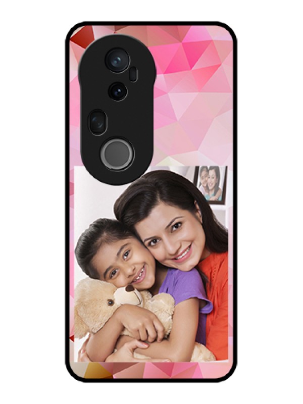 Custom Vivo T4 Ultra 5G Custom Metal Phone Case - Abstract Triangle Design