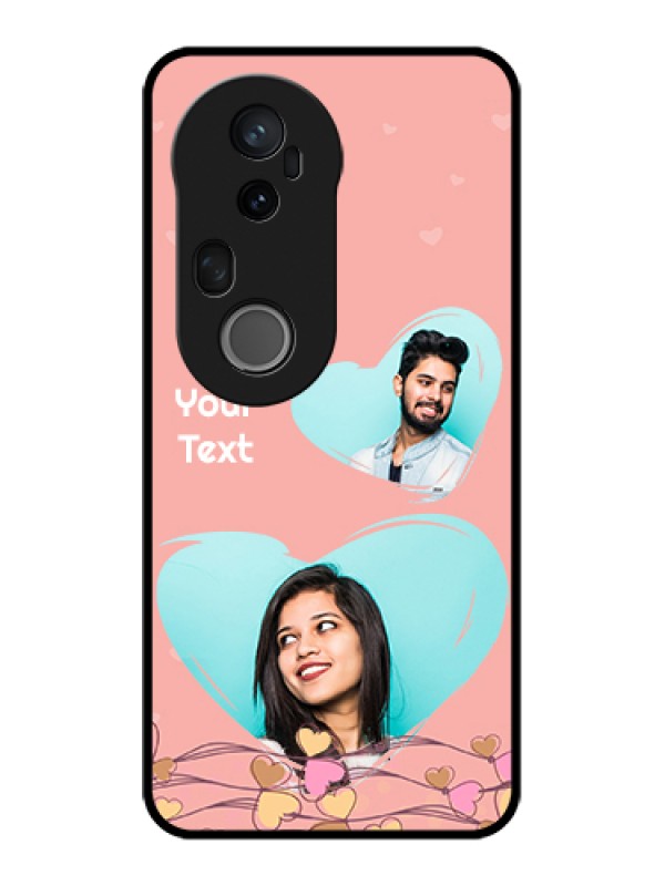 Custom Vivo T4 Ultra 5G Custom Metal Phone Case - Love Doodle Design