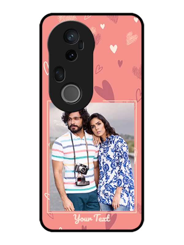 Custom Vivo T4 Ultra 5G Custom Metal Phone Case - Love Doodle Art Design