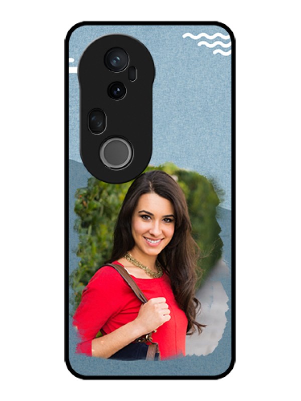 Custom Vivo T4 Ultra 5G Custom Metal Phone Case - Grunge Line Art Design