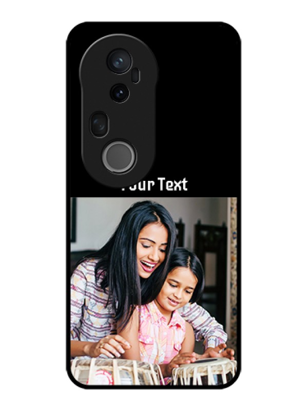 Custom Vivo T4 Ultra 5G Custom Metal Phone Case - Photo With Name Design