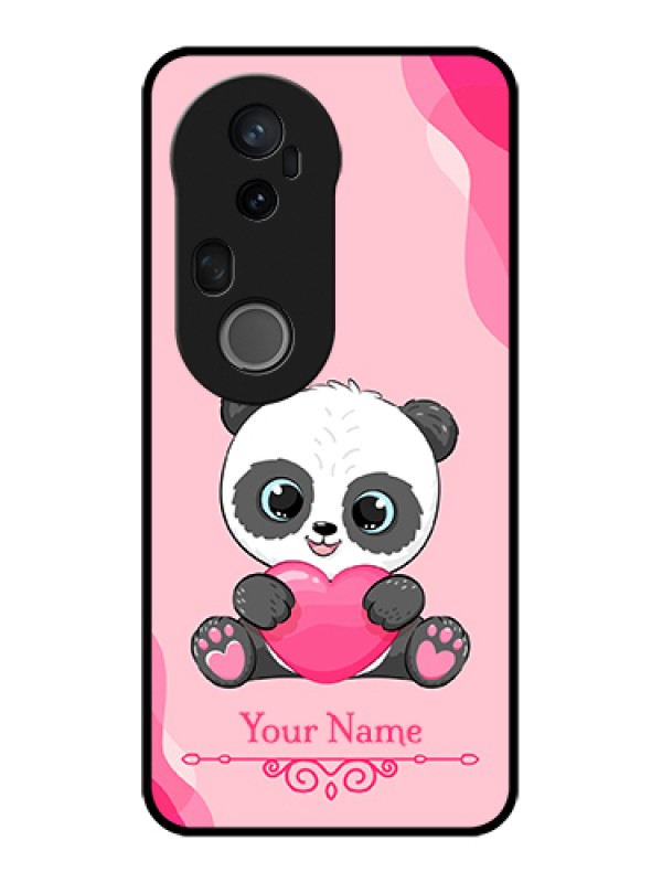 Custom Vivo T4 Ultra 5G Custom Metal Phone Case - Cute Panda Design