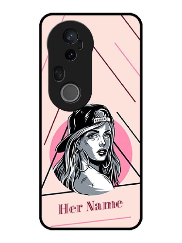 Custom Vivo T4 Ultra 5G Custom Metal Phone Case - Rockstar Girl Design