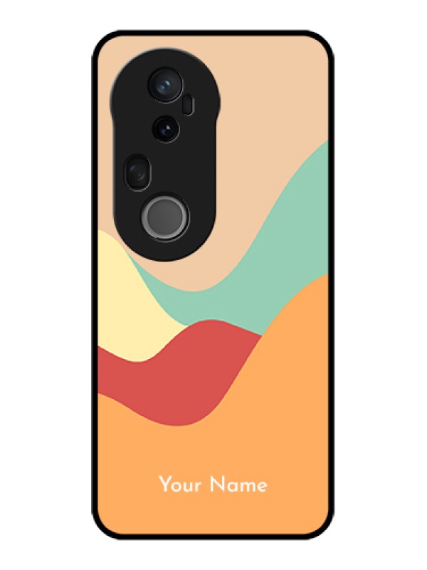 Custom Vivo T4 Ultra 5G Custom Metal Phone Case - Ocean Waves Multi - Colour Design