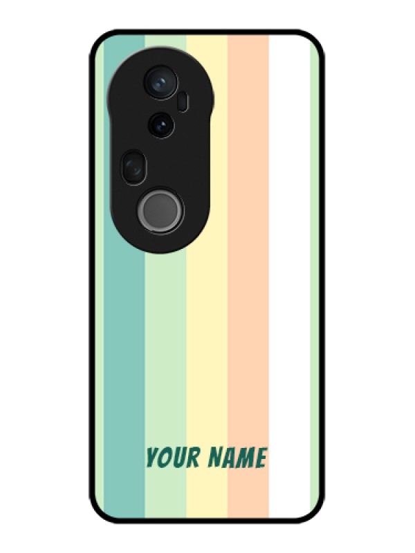 Custom Vivo T4 Ultra 5G Custom Metal Phone Case - Multi - Colour Stripes Design