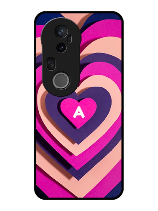 Custom Vivo T4 Ultra 5G Custom Metal Phone Case - Cute Heart Pattern Design