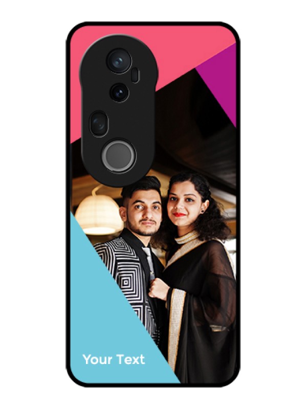 Custom Vivo T4 Ultra 5G Custom Metal Phone Case - Stacked Triple Colour Design