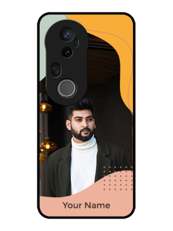 Custom Vivo T4 Ultra 5G Custom Metal Phone Case - Tri - Coloured Overlay Design