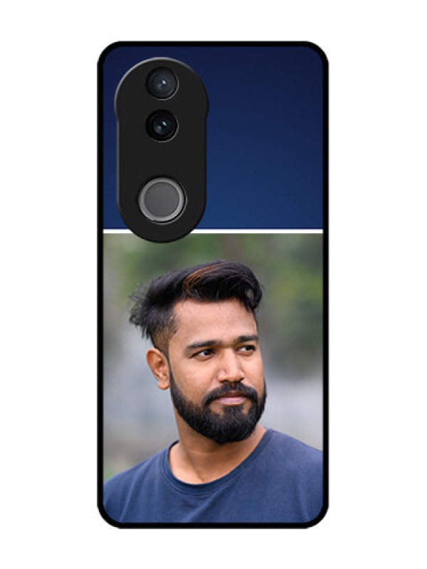 Custom Vivo T4R Custom Metal Phone Case - Simple Royal Blue Design