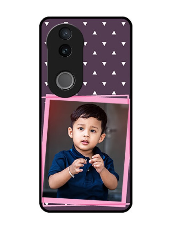 Custom Vivo T4R Custom Metal Phone Case - Triangle Pattern Dotted Design