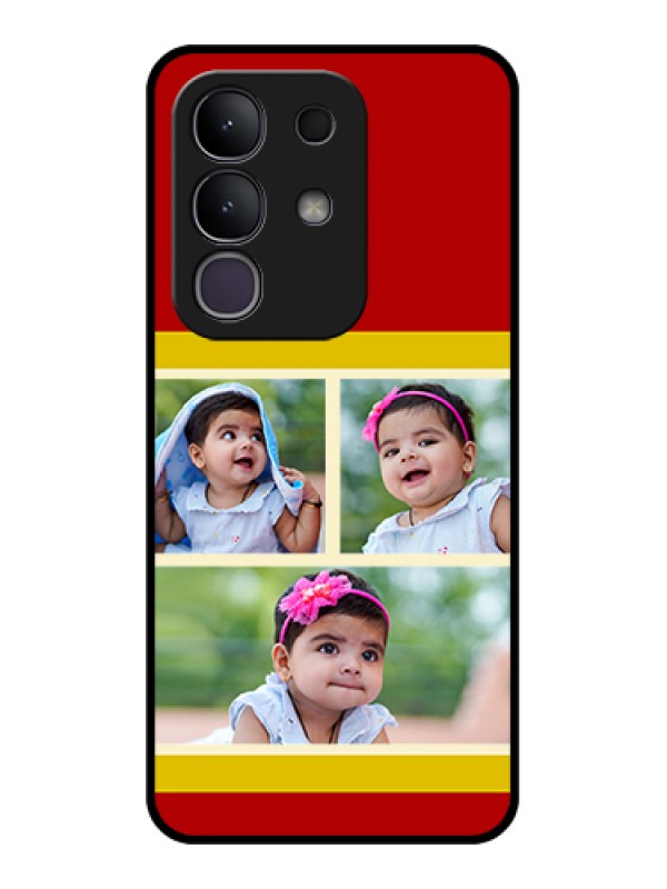 Custom Vivo T4x 5G Custom Metal Phone CasePhoto With Text Design