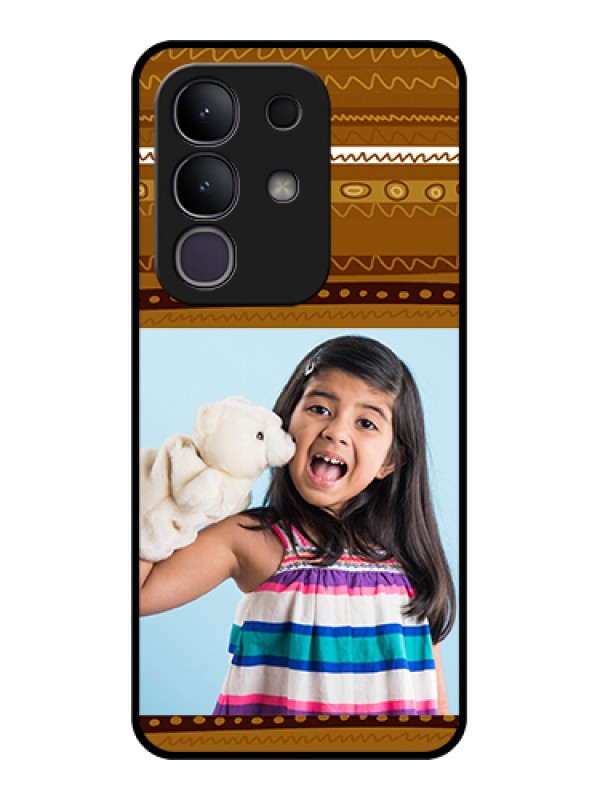 Custom Vivo T4x 5G Custom Metal Phone CaseCalm Woman Line Art Design