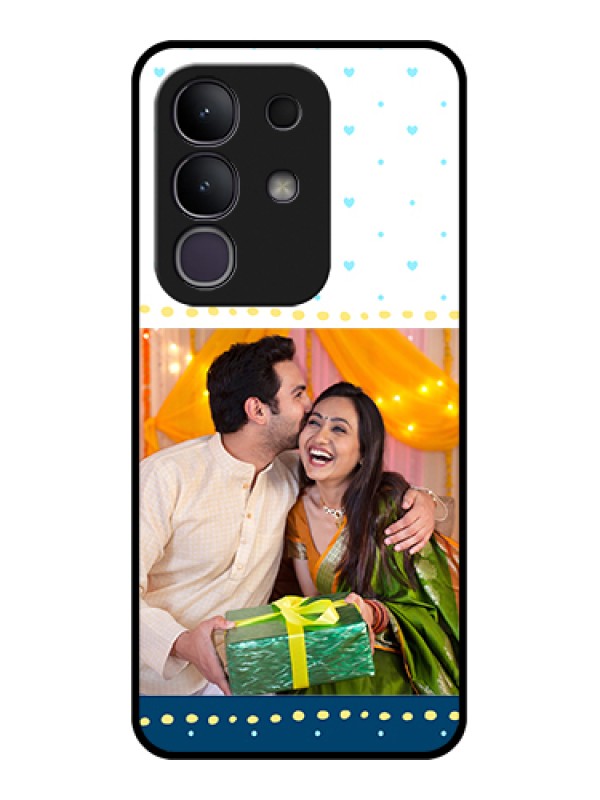 Custom Vivo T4x 5G Custom Metal Phone CaseGirl In Winter Outfit Design