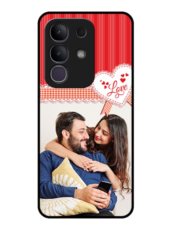 Custom Vivo T4x 5G Custom Metal Phone CaseDigital Abstract Overlap Design