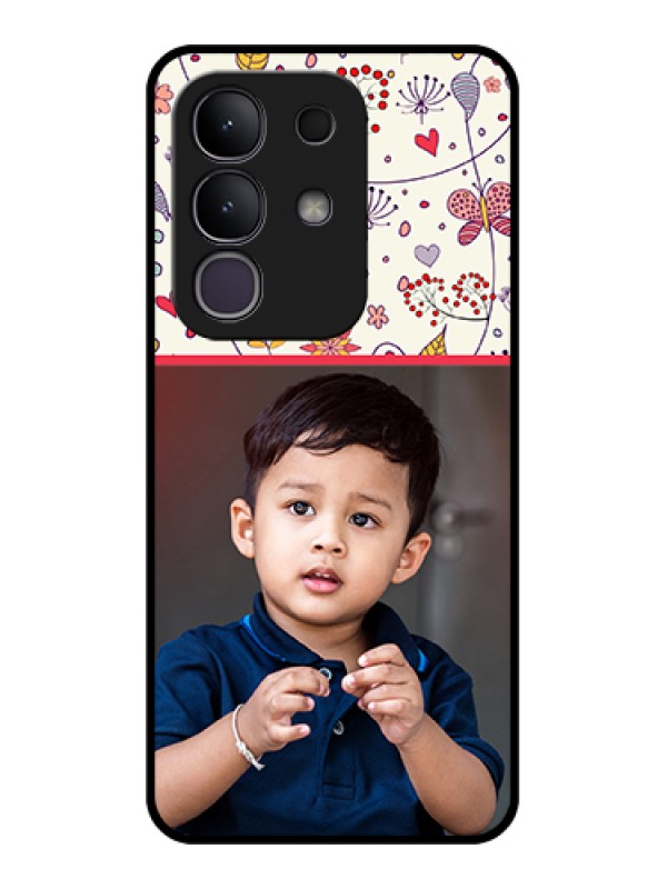 Custom Vivo T4x 5G Custom Metal Phone Case - Premium Floral Design