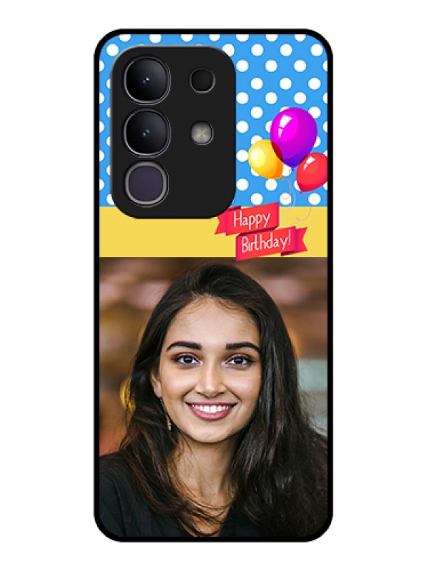 Custom Vivo T4x 5G Custom Metal Phone Case - Happy Birthday Design