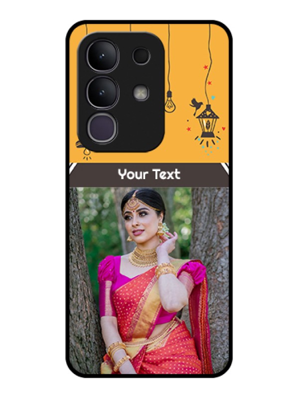 Custom Vivo T4x 5G Custom Metal Phone Case - With Family Picture And Icons