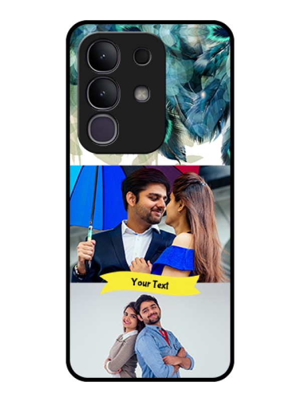 Custom Vivo T4x 5G Custom Metal Phone CasePink Color Pattern Design